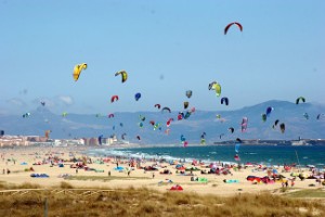 Magnifiques plages du spot de kitesurf Los Lances et du parc naturel de Tarifa
